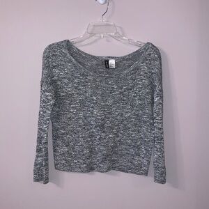 Grey thin sweater size 2 divided H&M